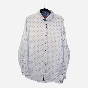 Au Noir Mens Button Down Shirt Sz 4/ large
